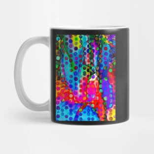 Fluid Art & Circle Doodle Abstract Mug